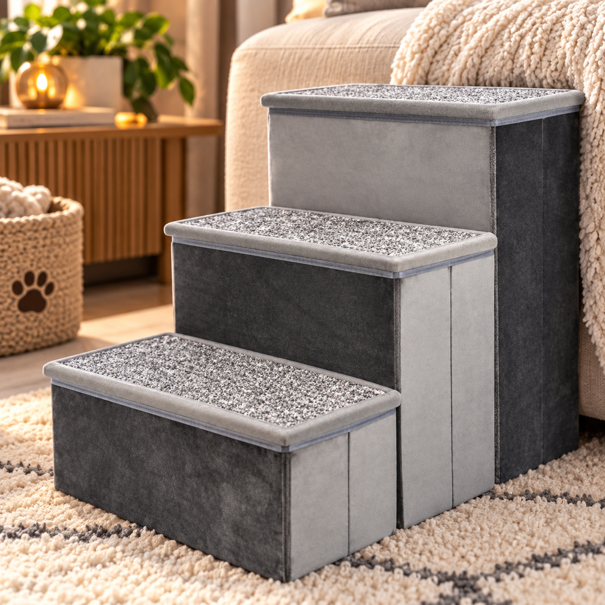 Trixie Trap Met Opbergruimte Grijs 34X50X45 Cm